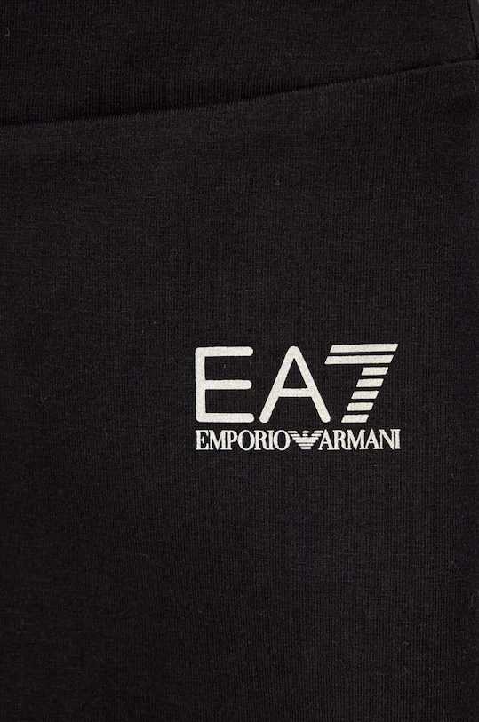 Dziewczynka EA7 Emporio Armani legginsy dziecięce 8NFP01.FJ4SZ czarny