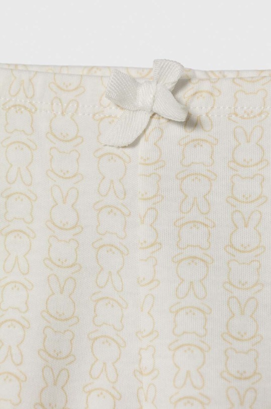 Dziewczynka United Colors of Benetton legginsy bawełniane niemowlęce 3D9DAF019.W.SEASONAL beżowy