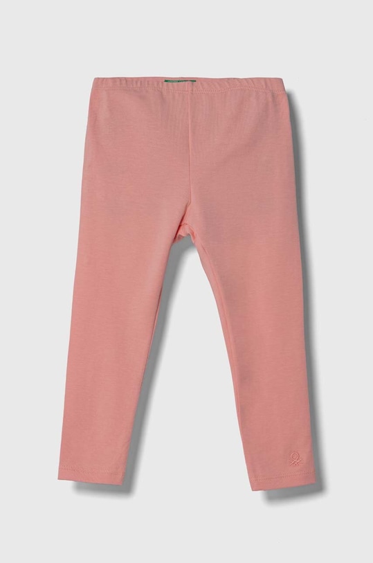 Detské legíny United Colors of Benetton s elastanom ružová 3MT1GF01L.G.P.SEASONAL