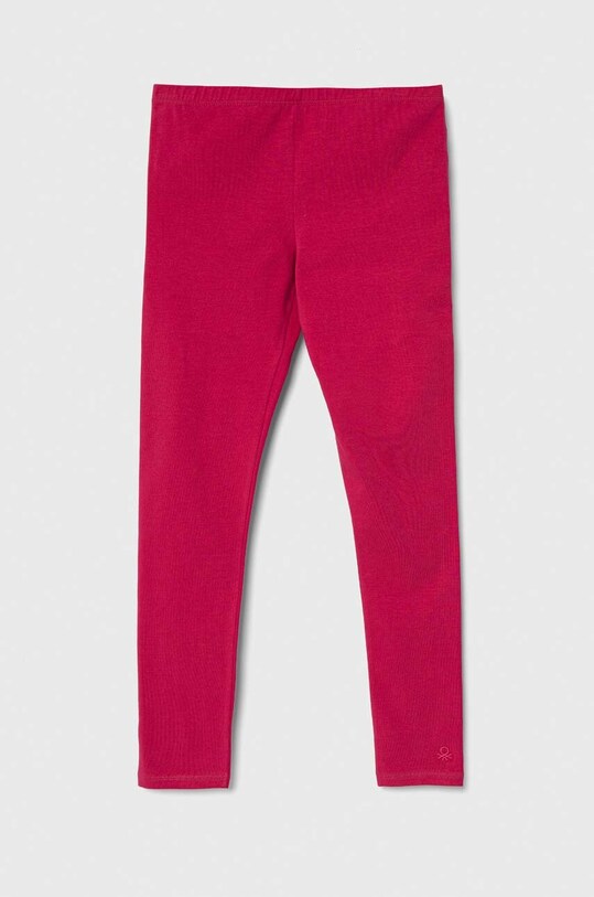 United Colors of Benetton legginsy dziecięce z elastanem różowy 3MT1CF02G.G.SEAS.9BYX