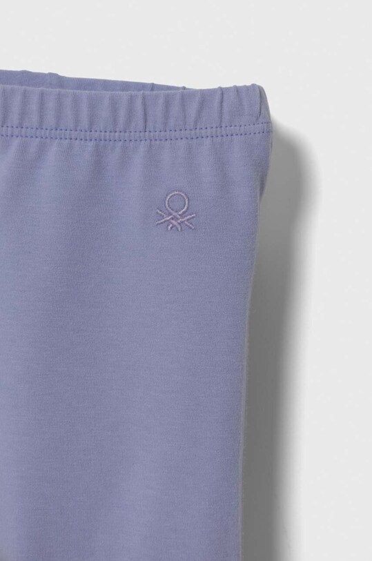 Dziewczynka United Colors of Benetton legginsy dziecięce 3DKEGF02I.G.P.SEASONAL fioletowy
