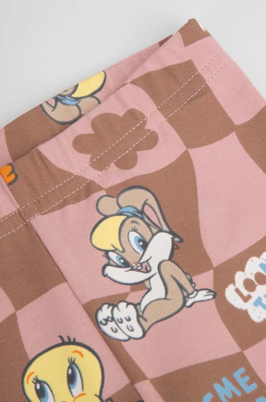 Coccodrillo legginsy niemowlęce brązowy ZC3122104LGL