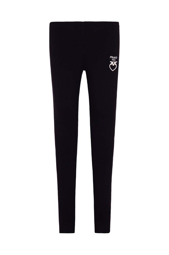 Pinko Up legginsy dziecięce z elastanem czarny F3PIJGLG141