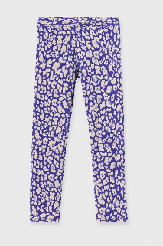 United Colors of Benetton legginsy dziecięce wzorzyste fioletowy 35Y3CF04L.G.SEASONAL