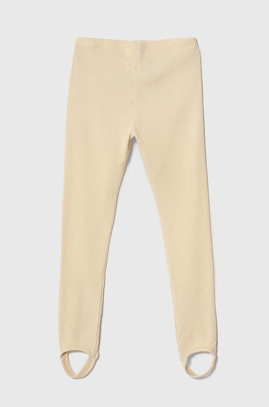 United Colors of Benetton legginsy dziecięce 31F5CF04D.G.SEASONAL beżowy AW23