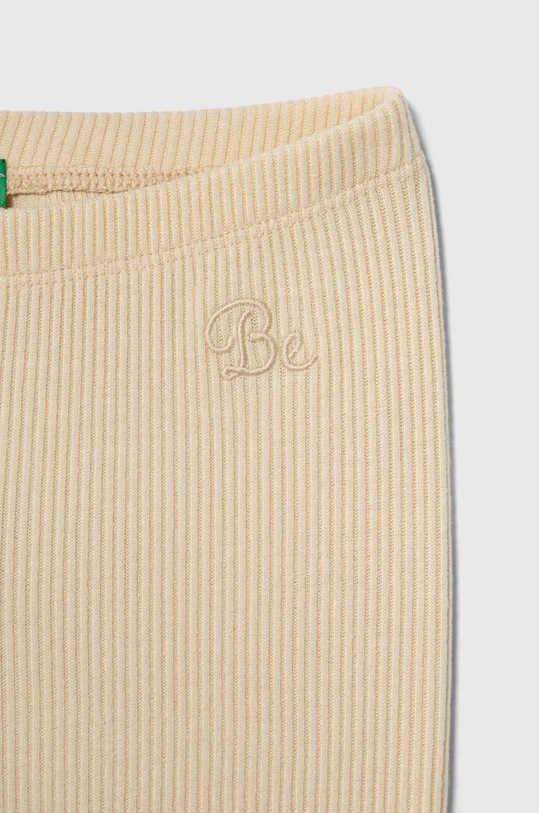 Dziewczynka United Colors of Benetton legginsy dziecięce 31F5CF04D.G.SEASONAL beżowy