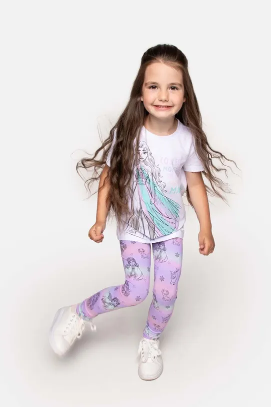 Coccodrillo legginsy dziecięce wzorzyste multicolor ZC3122103GGK