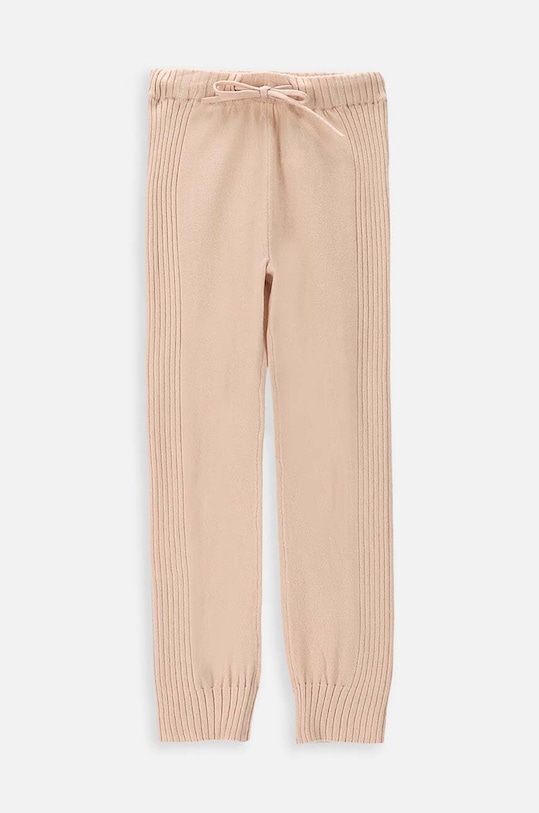 Dětské legíny Coccodrillo pletenina béžová ZC3122201WGJ