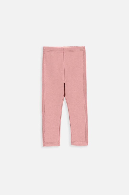 Coccodrillo legginsy niemowlęce z elastanem różowy ZC3122601NGN