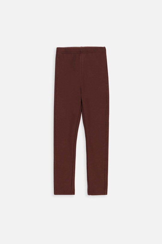 Coccodrillo legginsy dziecięce z elastanem brązowy ZC3122601PUK