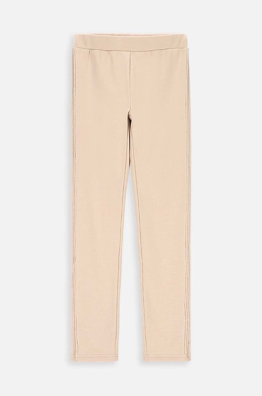Coccodrillo legginsy dziecięce z elastanem beżowy ZC3122601WGJ