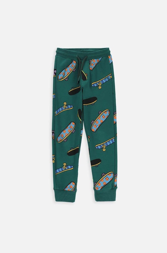 Dětské tepláky Coccodrillo ZC3122701ASK zelená AW23