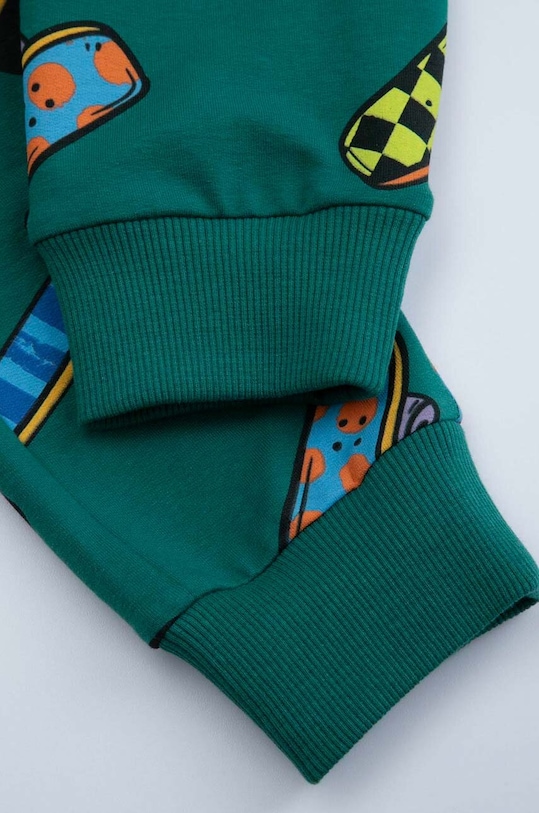 Dětské tepláky Coccodrillo ZC3122701ASK zelená