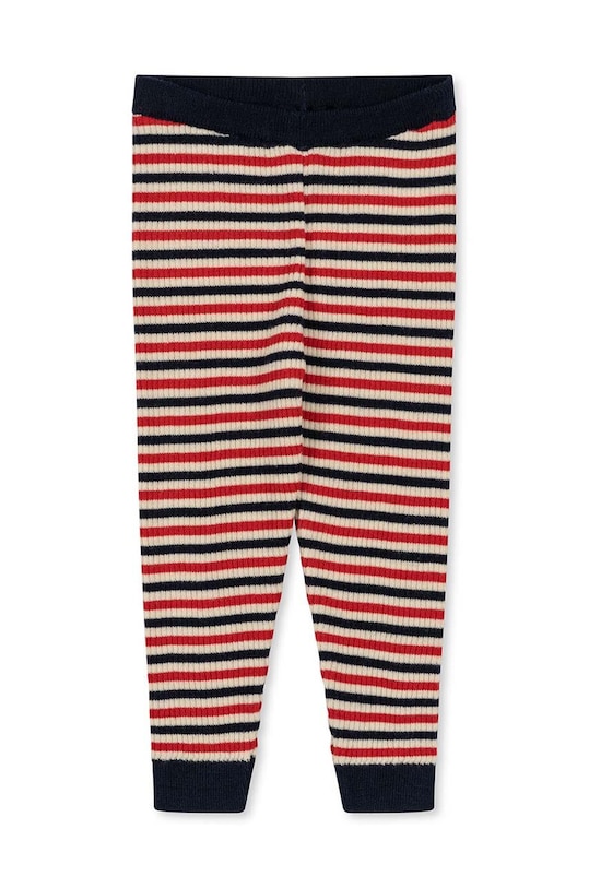 Дитячі бавовняні легінси Konges Sløjd KS6046 червоний AW23