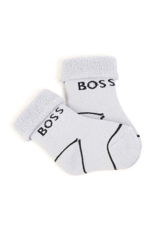 BOSS skarpetki niemowlęce 2-pack skarpetki długie granatowy J90329