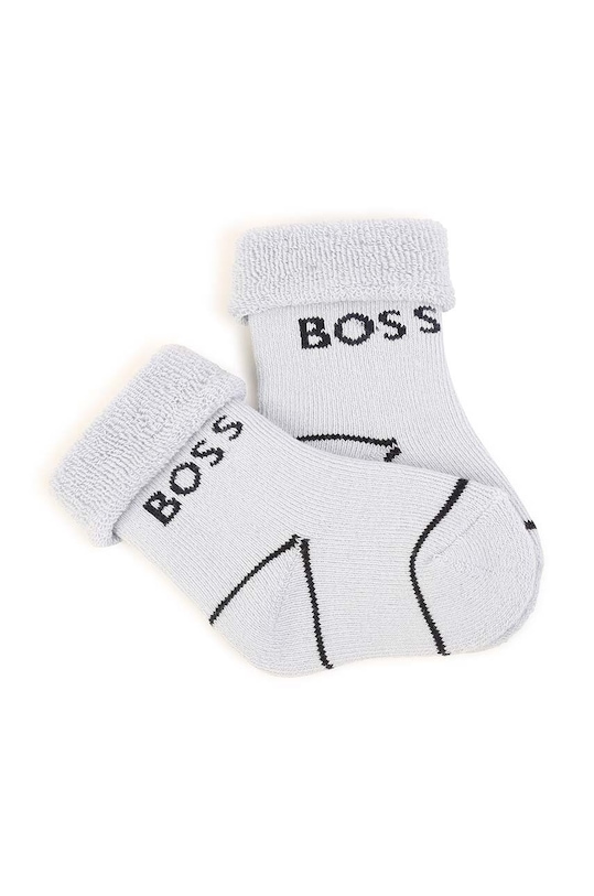 BOSS baba zokni 2 db hosszúszárú zokni sötétkék J90329