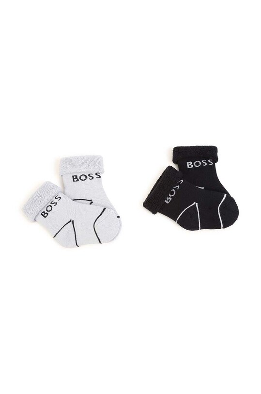 Хлопчик Шкарпетки для немовлят BOSS 2-pack J90329 темно-синій