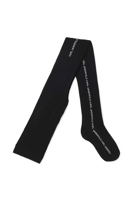 Karl Lagerfeld rajstopy dziecięce Z10165 czarny AW23