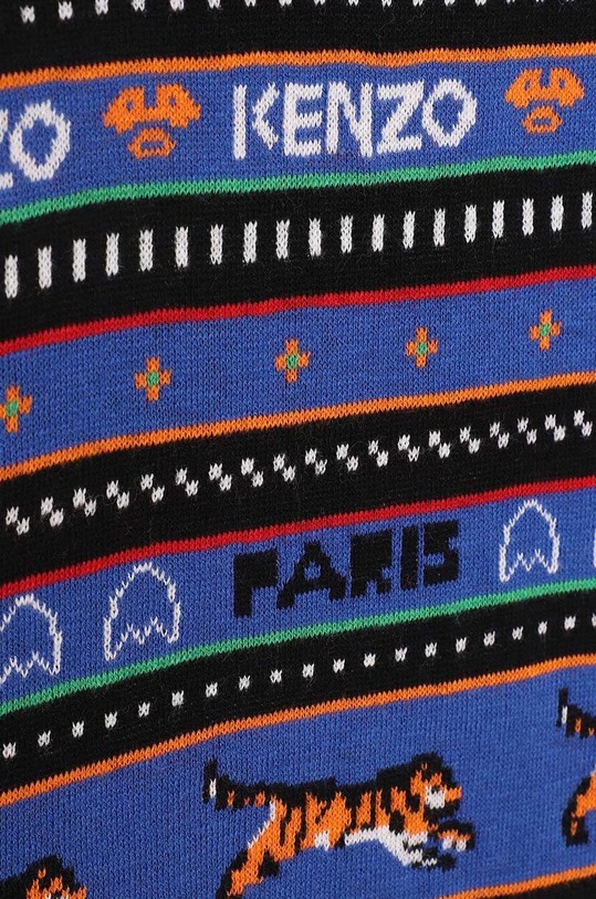 Chłopiec Kenzo Kids sweter z domieszką wełny dziecięcy K25830.86.108 granatowy