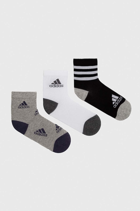adidas Performance skarpetki dziecięce 3-pack skarpetki długie szary HN5736