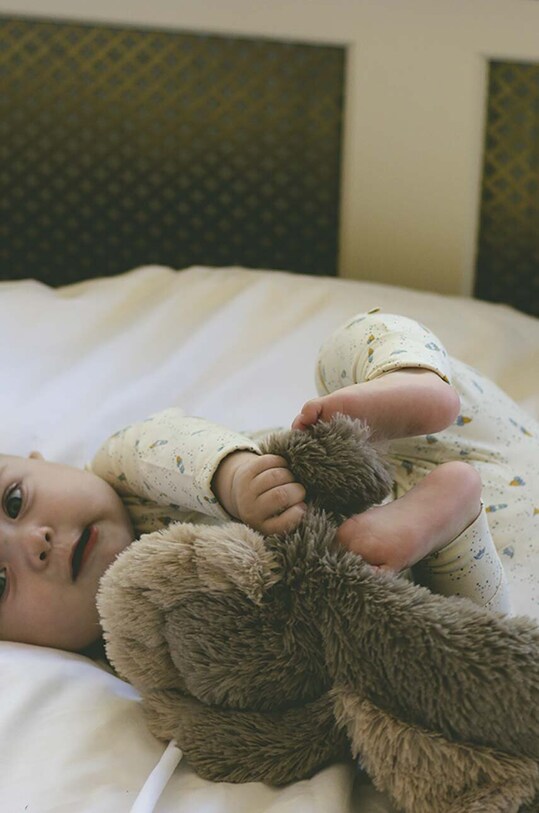Детские хлопковые леггинсы That's mine Elois 008539 бежевый AA00
