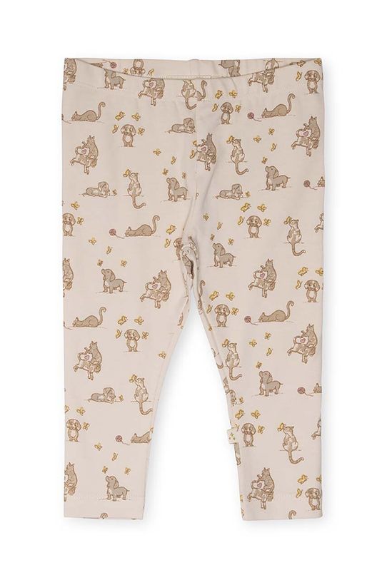 Детские хлопковые леггинсы That's mine Elois с эластаном бежевый 008539