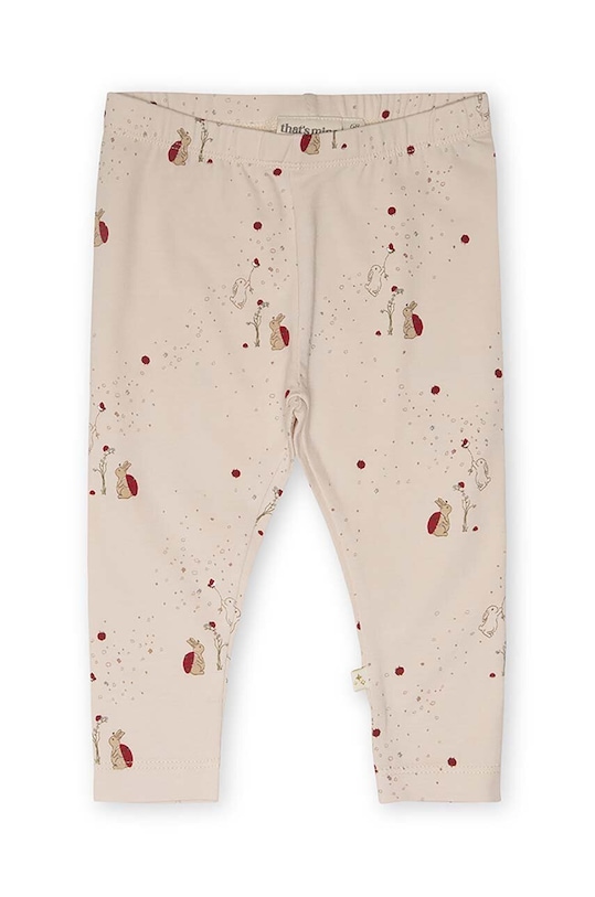 Детские хлопковые леггинсы That's mine Elois 008539 бежевый AA00