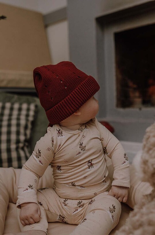 That's mine leggins din bumbac pentru bebeluși Elois 008539 bej AA00