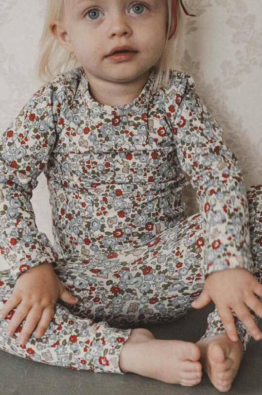 Chłopiec That's mine legginsy bawełniane niemowlęce Elois 008539 niebieski