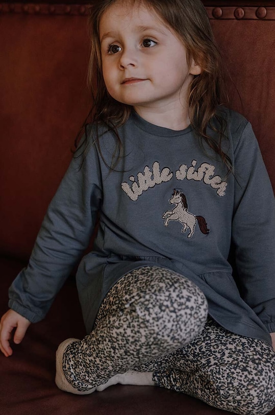 Дитячі бавовняні легінси That's mine 008539 Elois Leggings з еластаном блакитний 008539