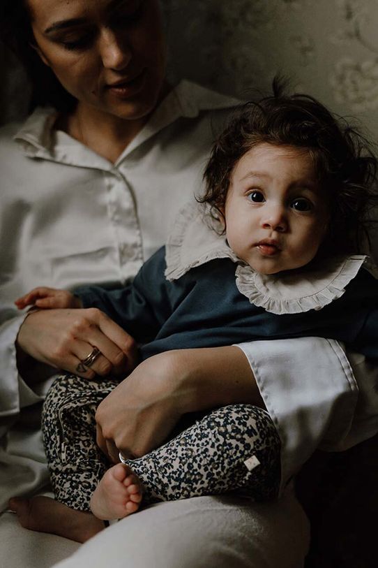 Дитячі бавовняні легінси That's mine 008539 Elois Leggings блакитний 008539