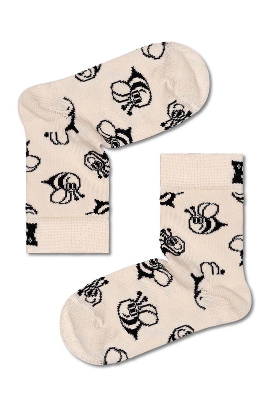 Dětské ponožky Happy Socks Small Friends 3-pack žlutá P000122