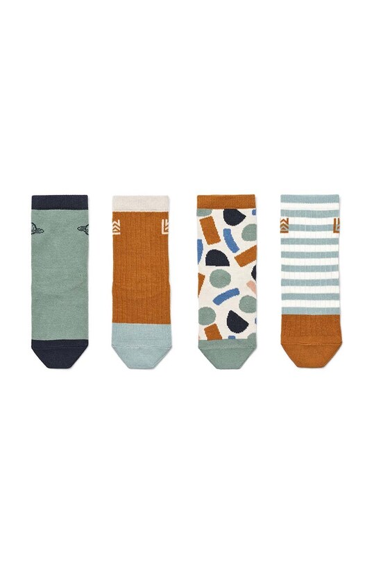 Liewood sosete copii 4-pack LW17266 roz SS24