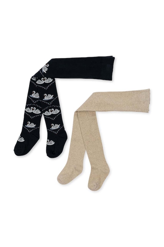 Konges Sløjd rajstopy dziecięce 2-pack Planet friendly granatowy KS6306