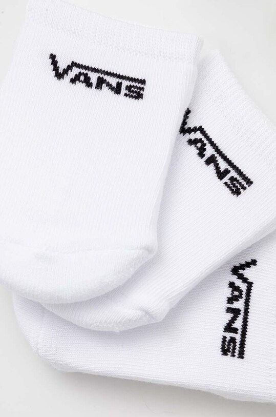 Nogavice za dojenčka Vans UY CLASSIC KICK TODDLER (12-24 MO, 3PK) 3-pack VN000X0F bela AW23