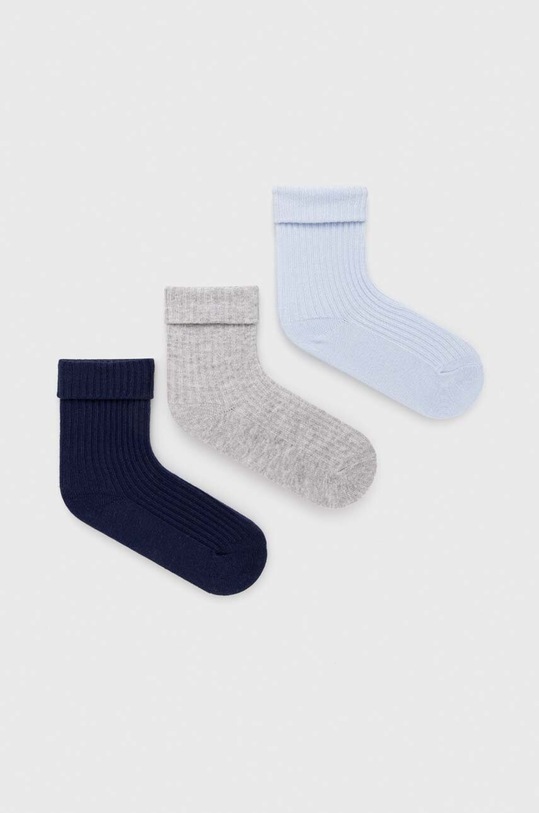 United Colors of Benetton skarpetki niemowlęce 3-pack skarpetki długie granatowy 6AO3F211S.W.REPROPOSED
