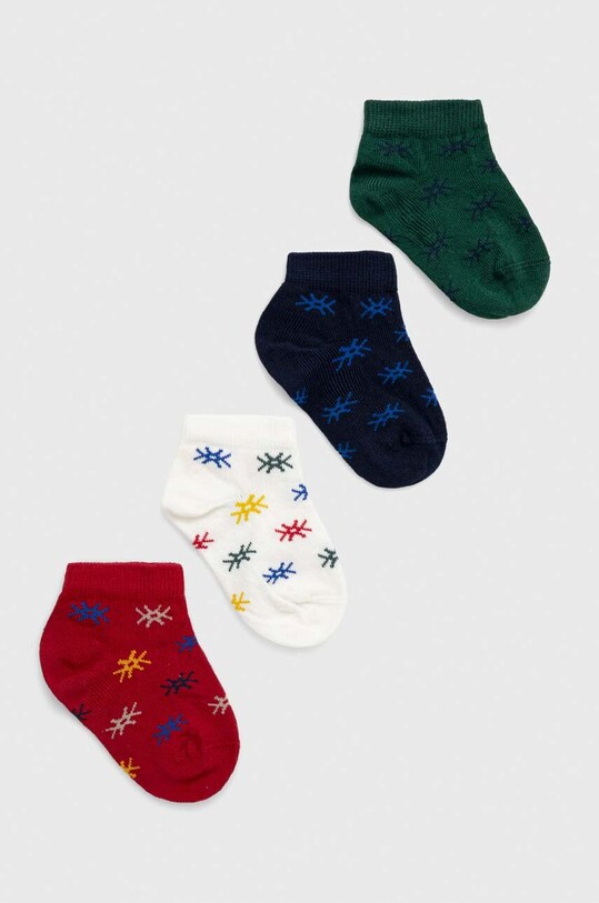 Κάλτσες United Colors of Benetton 4-pack ψηλές κάλτσες πολύχρωμο 6AO307023.G.SEASONAL