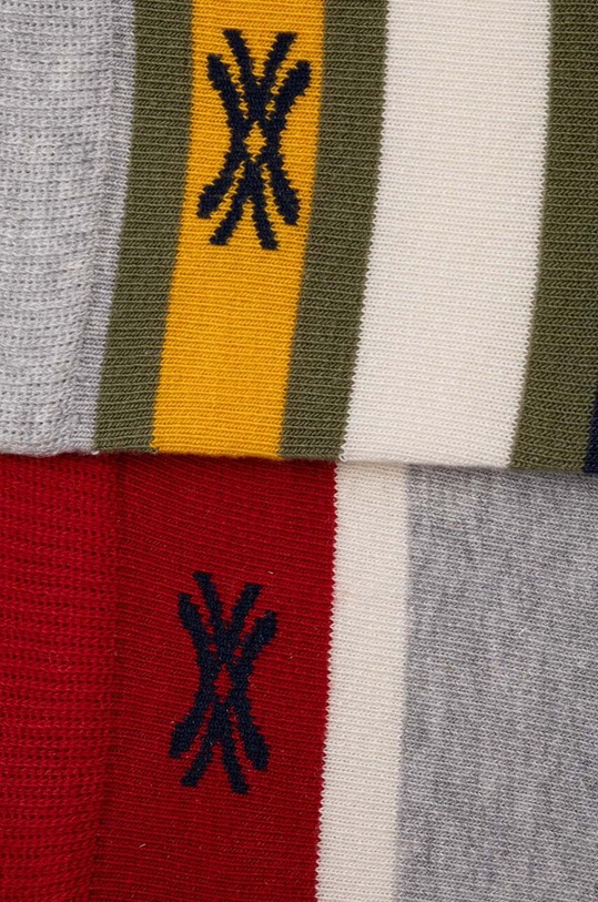 United Colors of Benetton skarpetki dziecięce 2-pack 6AO307029.G.SEASONAL żółty AW23