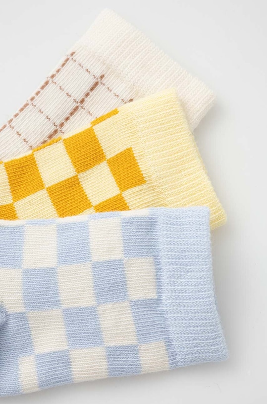 United Colors of Benetton gyerek zokni 3 db 6AO3F21AU.W.SEAS.9BYX sárga AW23