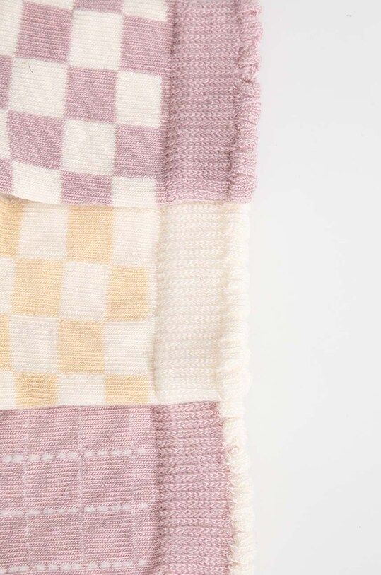 Дитячі шкарпетки United Colors of Benetton 3-pack 6AO3F21AU.W.SEAS.9BYX рожевий AW23