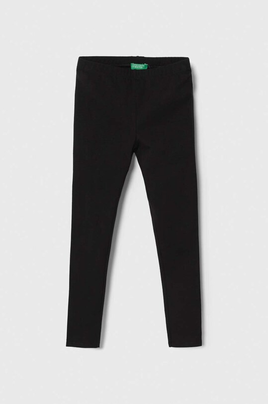 United Colors of Benetton legginsy dziecięce z elastanem czarny 3P4ZCF03X.G.SEASONAL