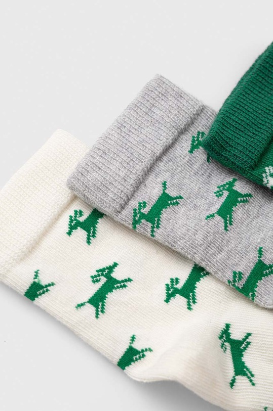 Chłopiec United Colors of Benetton skarpetki dziecięce 3-pack 6AO30702M.G.SEASONAL zielony