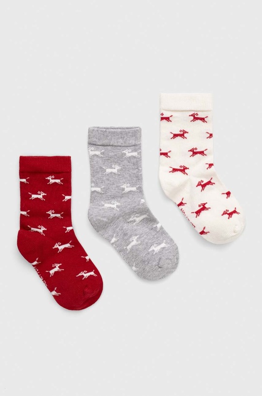 United Colors of Benetton skarpetki dziecięce 3-pack skarpetki długie multicolor 6AO30702M.G.SEASONAL