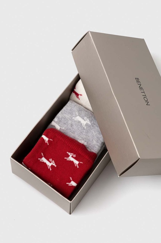 Fiú United Colors of Benetton gyerek zokni 3 db 6AO30702M.G.SEASONAL többszínű