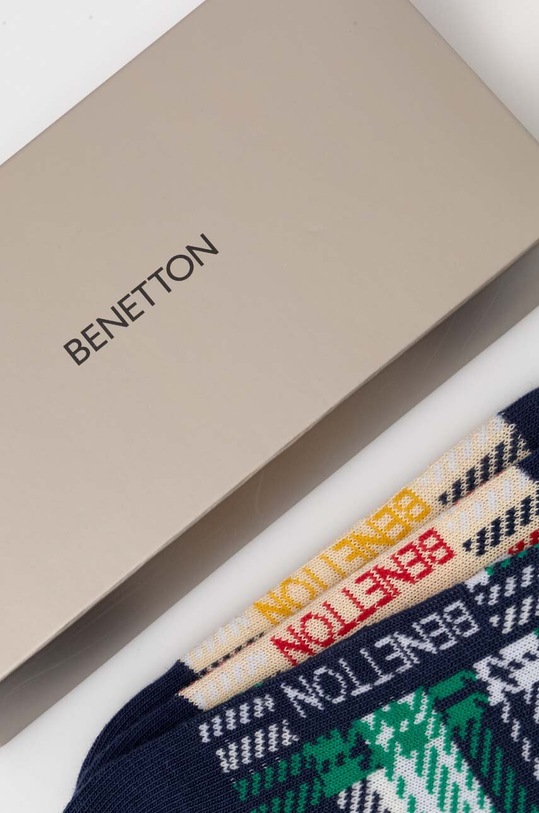 Дитячі шкарпетки United Colors of Benetton 3-pack 6AO30702M.G.SEASONAL барвистий AW23