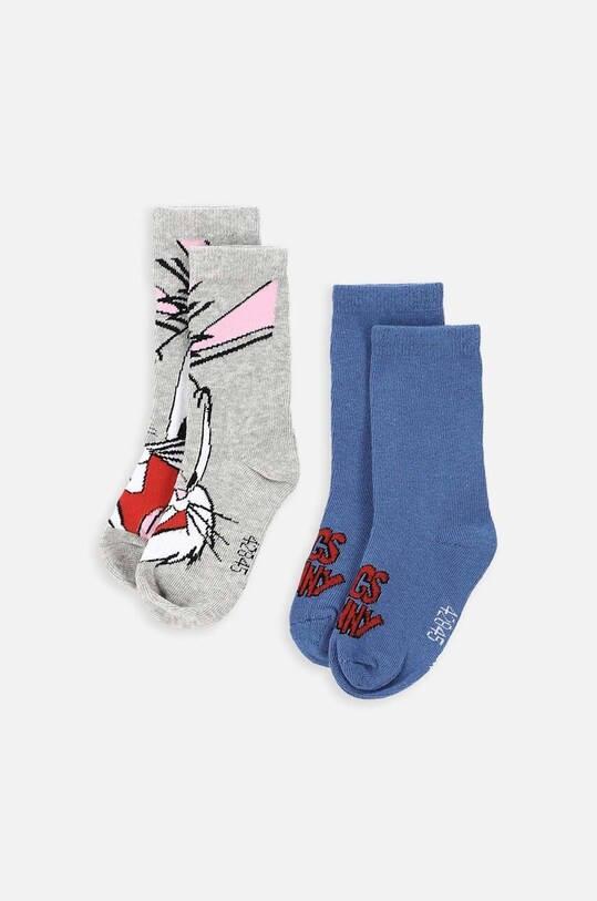 Detské ponožky Coccodrillo ZC3383201LBL LICENCE BOY LOONEY TUNES 2-pak dlhé ponožky viacfarebná ZC3383201LBL