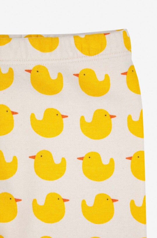 Chłopiec Bobo Choses legginsy niemowlęce 223AB053 biały