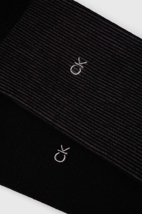 Ponožky Calvin Klein 2-pak 701224110 čierna AW23