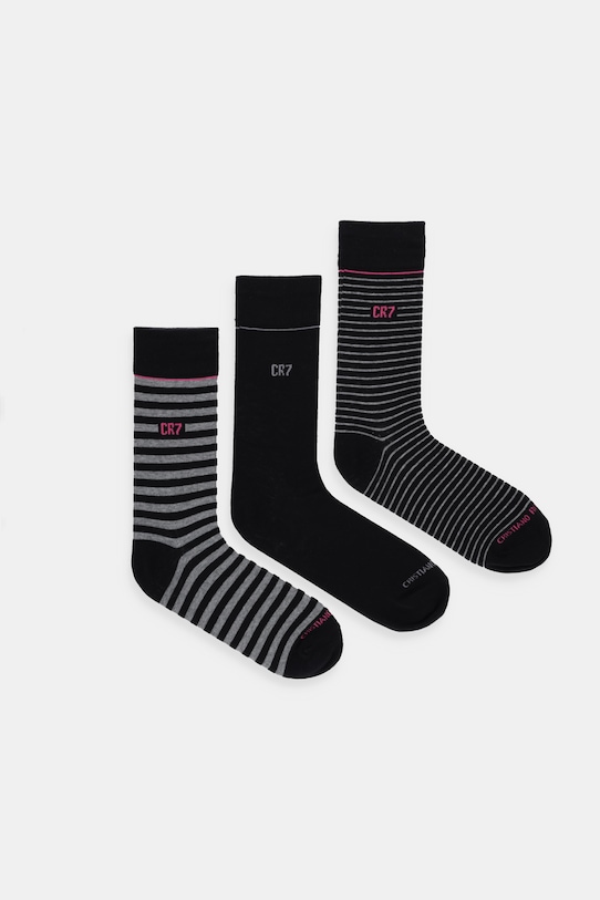 Шкарпетки CR7 Cristiano Ronaldo 3-pack довгі шкарпетки чорний 8273.80.141