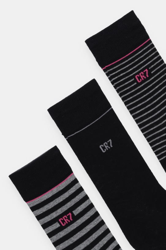 CR7 Cristiano Ronaldo skarpetki 3-pack 8273.80.141 czarny AW25